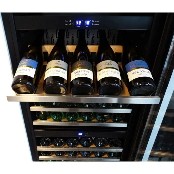 Dunavox vinski frižider potpuno ugradni trozonski DX-89.246TSS-2  Dunavox vinski frižider potpuno ugradni trozonski DX-89.246TSS-2